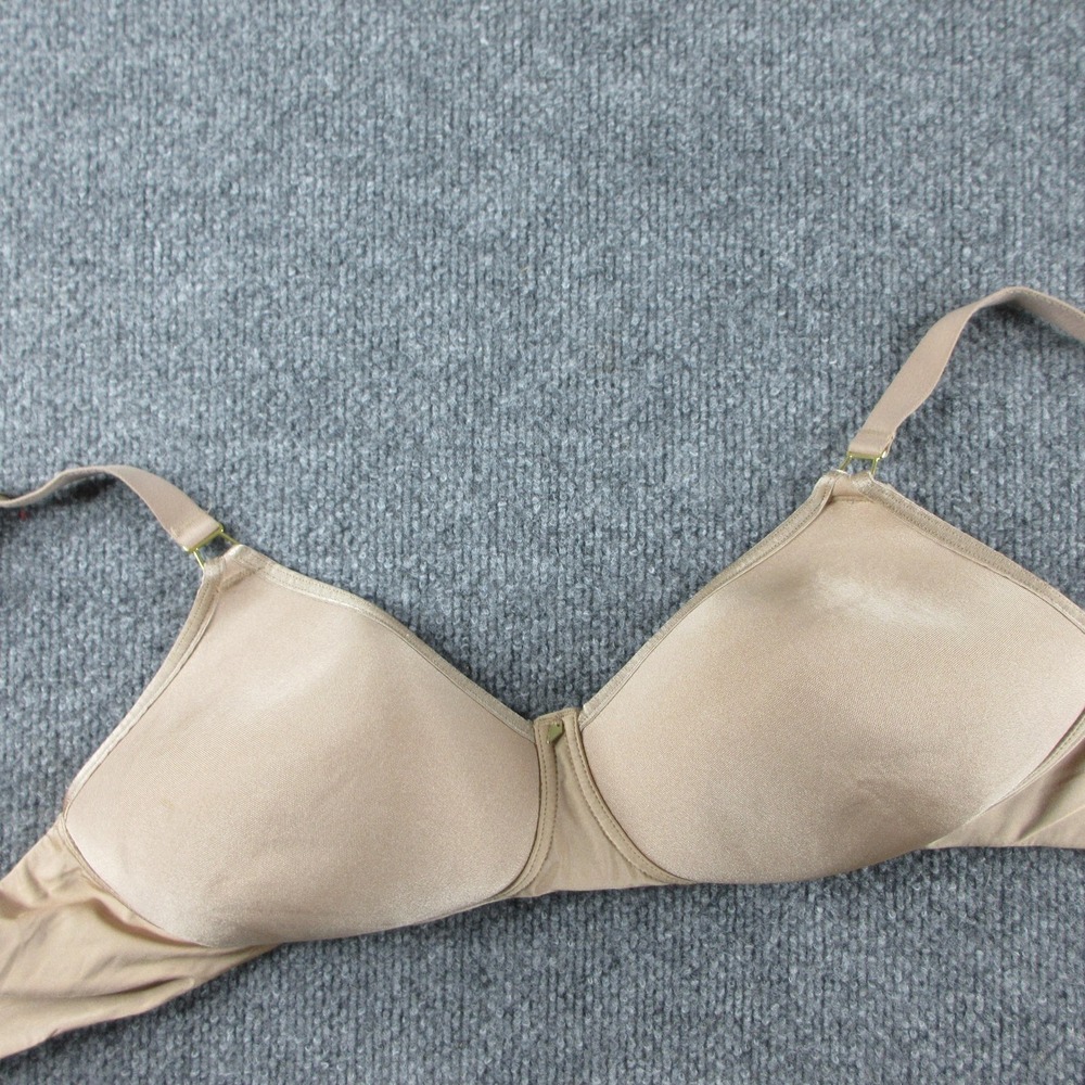 Wacoal T-Shirt Bra Womens 34DD Beige Lightly Lined Underwire Seamless Microfiber